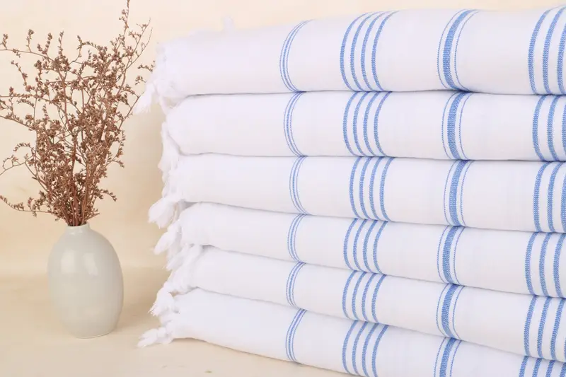 Hammam towel, Monogram Towels, 68x36 Cotton Striped Terry Towel, Bachelor Bachelorette Party Favors, Best Friend Christmas Gift, Turkish hand towel - 2