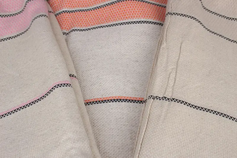 104x96 Cotton Striped Towel, Turkish Tablecloth, Baby Boy Gift, Woven Throw Blanket, Monogram Blanket, Spooky Bachelorette Party, Housewarming Gift - 3