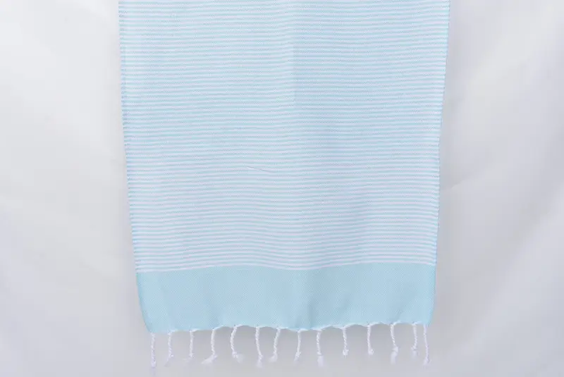 Kişiselleştirilmiş bulaşık havlu, monogram el havlu, monogram Türk banyo havlusu, 40x18 pamuklu çizgili havlu, nedime hediye havlu, Türk Çay Havlusu - 8