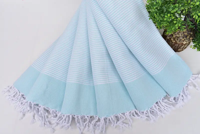 Kişiselleştirilmiş bulaşık havlu, monogram el havlu, monogram Türk banyo havlusu, 40x18 pamuklu çizgili havlu, nedime hediye havlu, Türk Çay Havlusu - 4