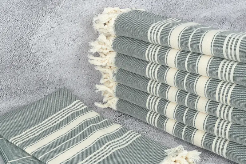 Bachelorette Party Favors, 70x40 Cotton Herringbone Towel, Housewarming Gift, Scarf Towel, Bachelorette Beach Towel, Baby Boy Gift, Bridesmaid Gift - 2