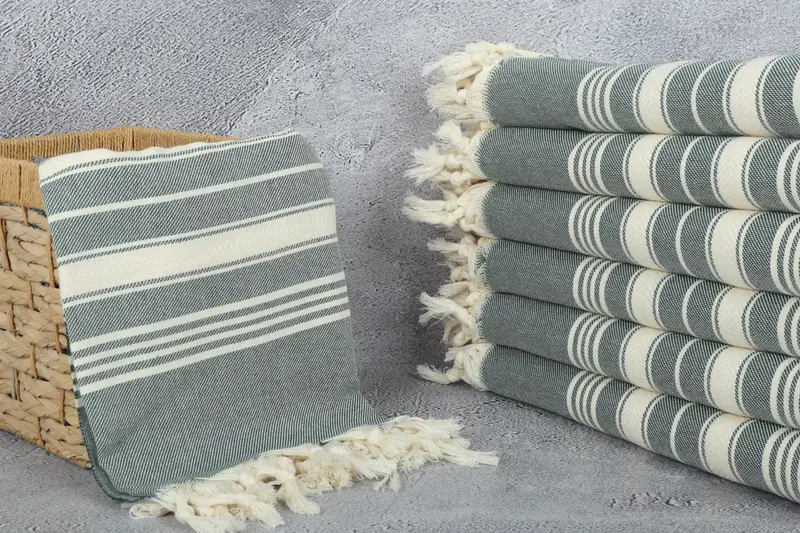 Bachelorette Party Favors, 70x40 Cotton Herringbone Towel, Housewarming Gift, Scarf Towel, Bachelorette Beach Towel, Baby Boy Gift, Bridesmaid Gift - 3