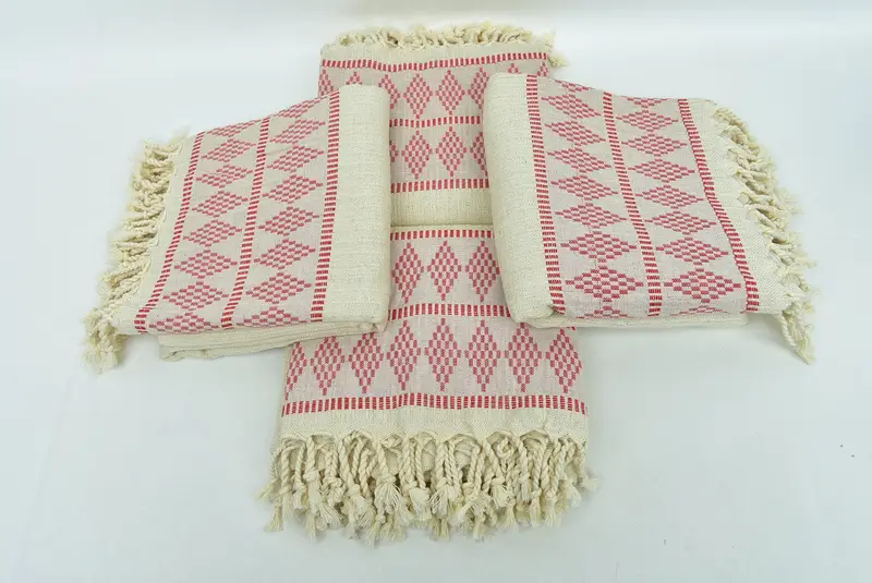70x36 Linen Kilim Design Towel, Gift For Him, Lightweight Turkish towel for beach, Hammam towel, Bridal Shower Gifts, Beach Towel Bulk, Summer Towel - 6