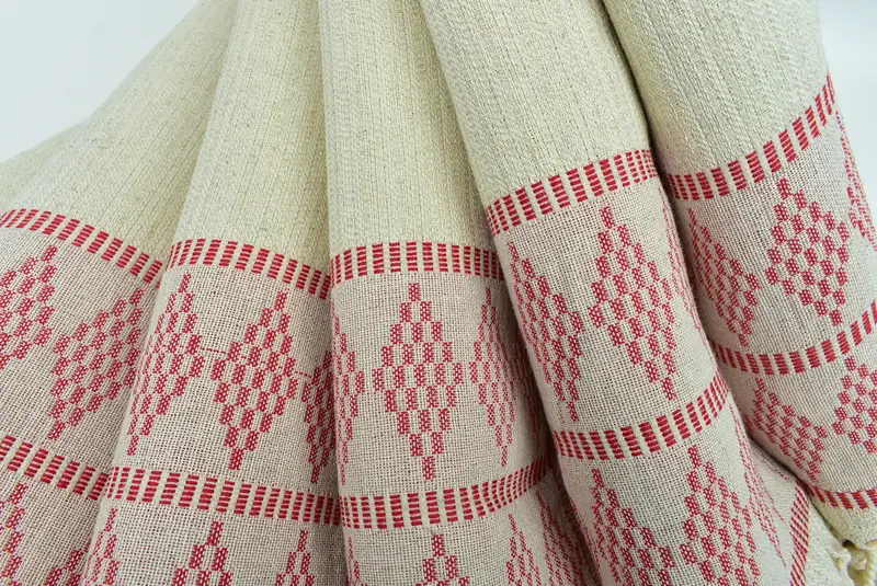 70x36 Linen Kilim Design Towel, Gift For Him, Lightweight Turkish towel for beach, Hammam towel, Bridal Shower Gifts, Beach Towel Bulk, Summer Towel - 5
