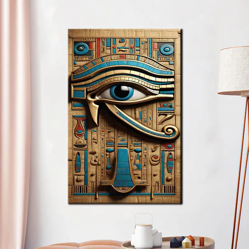 Ancient Egypt Ethnic Design Printed Canvas - Timeless Elegance