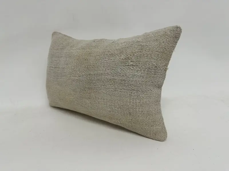 12x20 White Cushion Cover, Retro Throw Pillow, Vintage Kilim Throw Pillow, Pillow for Couch, Pillow Case, Kilim Cushion Sham - 4