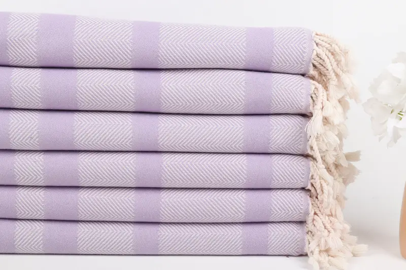 Guest Towel, Wedding Towel, 68x38 Cotton Chevron Towel, Birthday Gift, Bridesmaid Gifts, Decorative Towel, Bridal Shower Gift, Fouta towel - 3