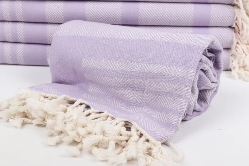 Guest Towel, Wedding Towel, 68x38 Cotton Chevron Towel, Birthday Gift, Bridesmaid Gifts, Decorative Towel, Bridal Shower Gift, Fouta towel - 4