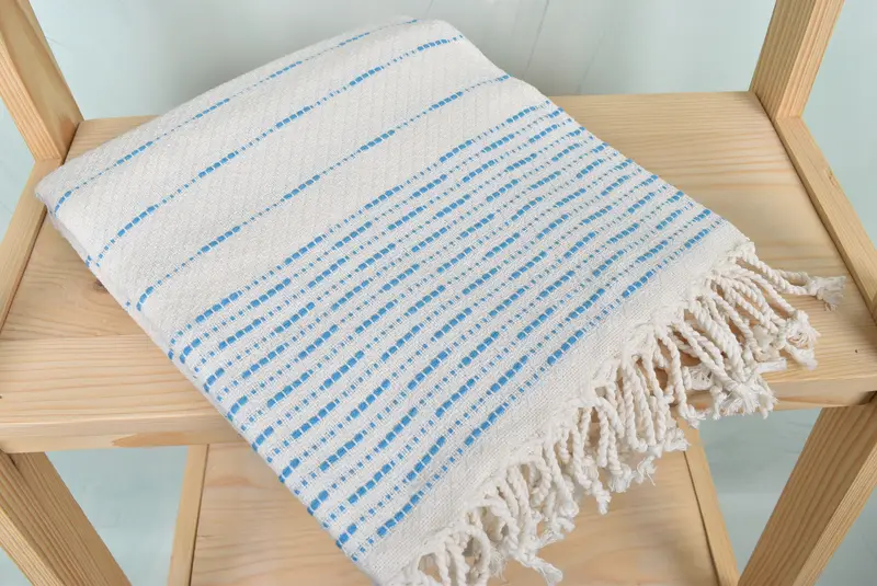 70x38 Cotton Striped Design Towel, Gift For Him, Bridesmaid Gift, Turkish Beach Towel Monogram, Travel towel, Gift For Coworker, Hammam Towel USA - 5