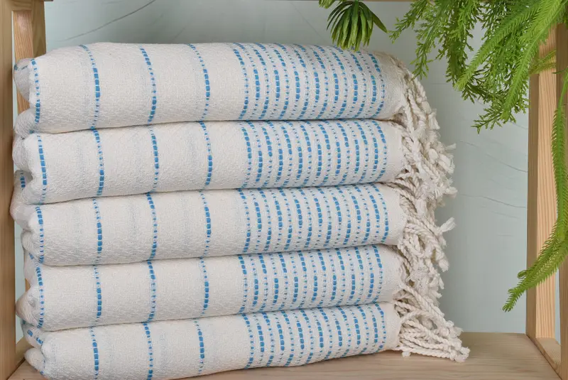 70x38 Cotton Striped Design Towel, Gift For Him, Bridesmaid Gift, Turkish Beach Towel Monogram, Travel towel, Gift For Coworker, Hammam Towel USA - 1