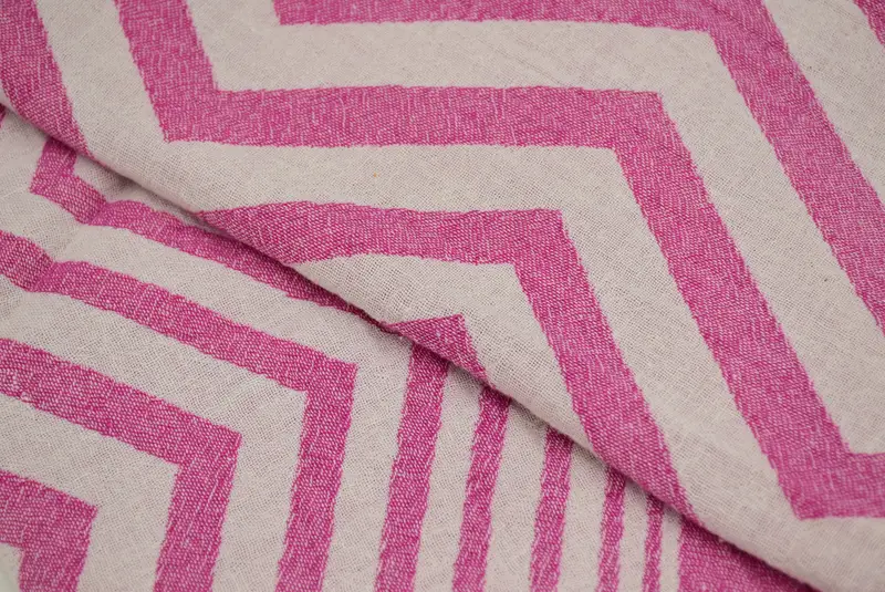 Summer Gift Ideas, Bachelor Gifts, 70x40 Cotton Zigzag Design Towel, Peshtemal, Bridesmaid Gift Towel, Custom Beach Towel, Embroidered Beach Towel - 7
