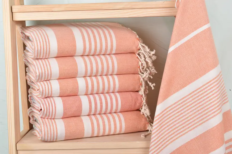Turkish Towel Bulk, Turkish Towel USA, Turkish Bath Towel Set, Turkish towel, 68x38 Cotton Striped Towel, Custom Beach Towel, Wedding Gift Ideas - 2