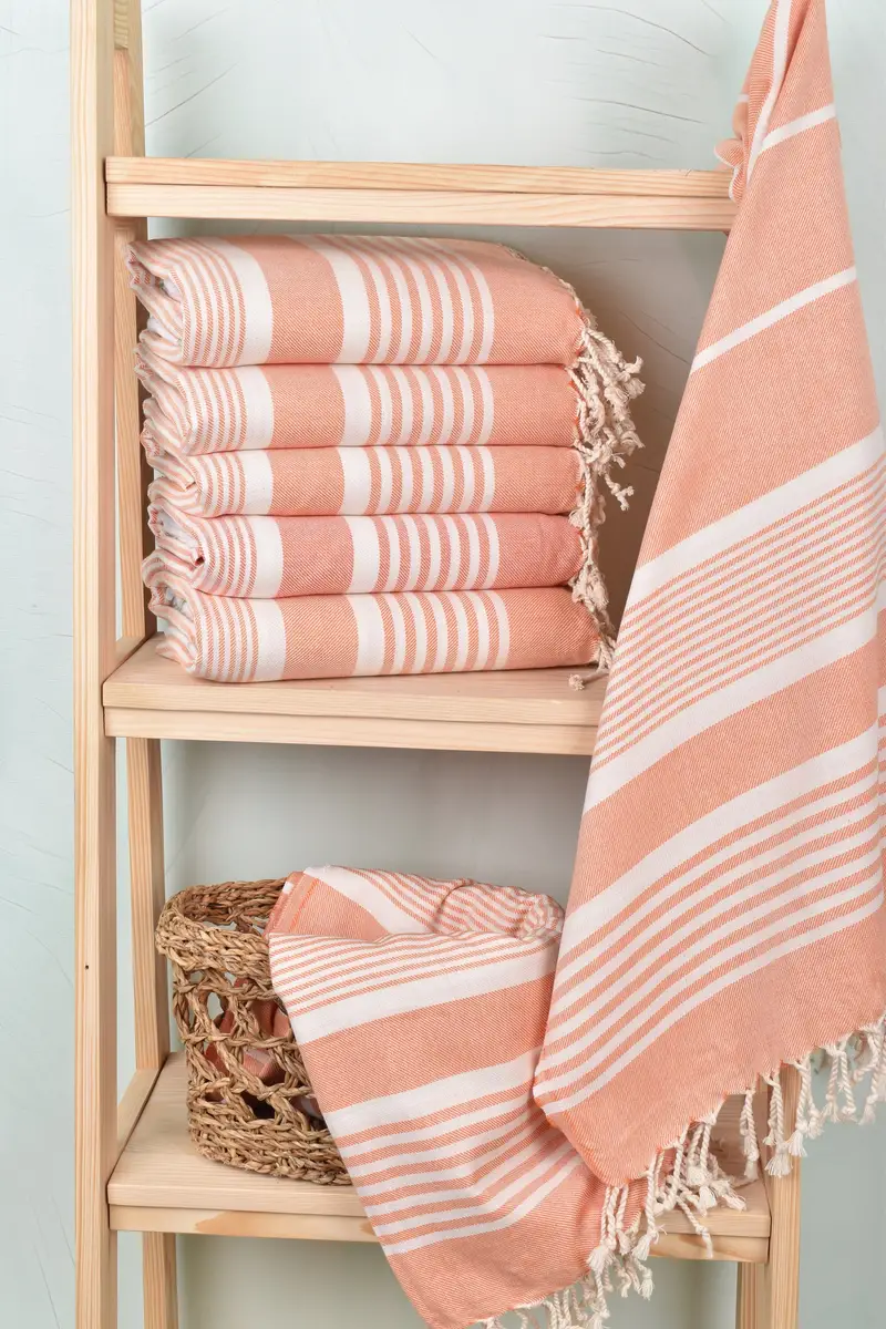 Turkish Towel Bulk, Turkish Towel USA, Turkish Bath Towel Set, Turkish towel, 68x38 Cotton Striped Towel, Custom Beach Towel, Wedding Gift Ideas - 3