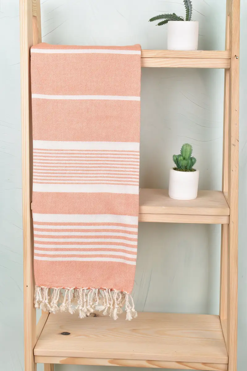 Turkish Towel Bulk, Turkish Towel USA, Turkish Bath Towel Set, Turkish towel, 68x38 Cotton Striped Towel, Custom Beach Towel, Wedding Gift Ideas - 8
