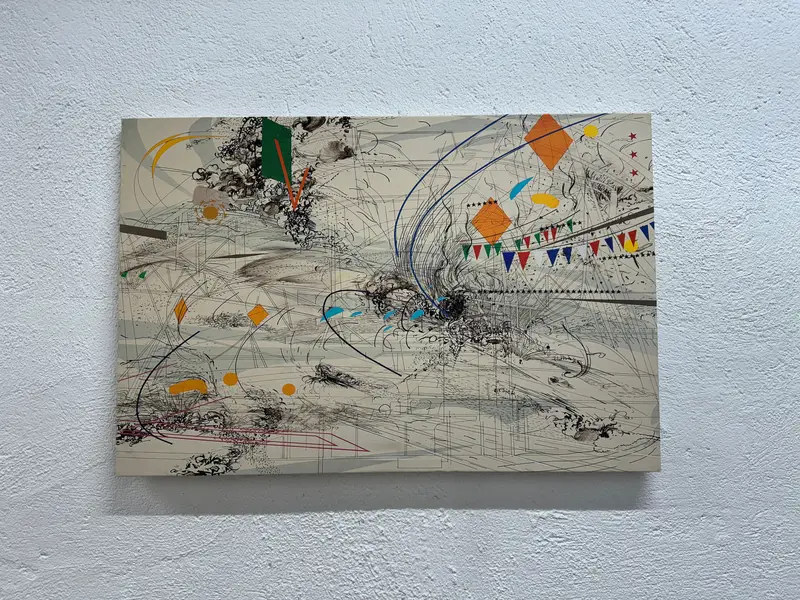 Zarif Boho Soyut Kanvas Tablo - Trendy Duvar Sanatı