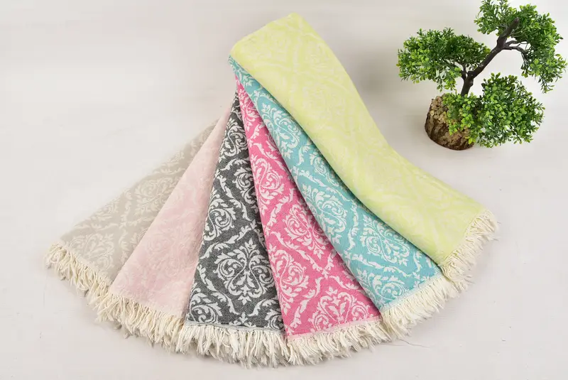 Best Friend Gift, Kitchen Towel, Gift For Him, Turkish Towel Hand Towel, Monogrammed Hand Towel, Custom Tea Towel, 40x24 Cotton Baroque Towel - 4