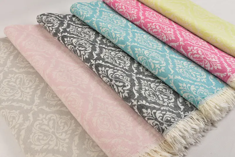 Best Friend Gift, Kitchen Towel, Gift For Him, Turkish Towel Hand Towel, Monogrammed Hand Towel, Custom Tea Towel, 40x24 Cotton Baroque Towel - 6