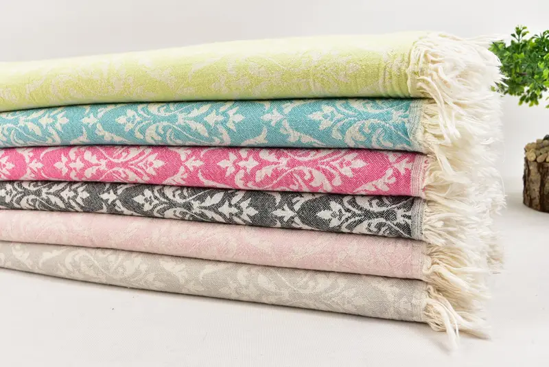 Best Friend Gift, Kitchen Towel, Gift For Him, Turkish Towel Hand Towel, Monogrammed Hand Towel, Custom Tea Towel, 40x24 Cotton Baroque Towel - 1