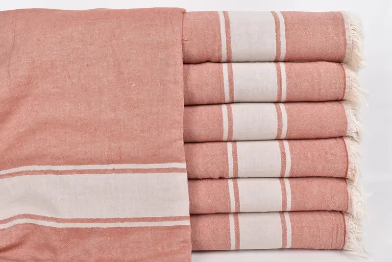 Monogram Blanket, Bachelorette Party Favors Beach, Throw Blanket, 70x60 Cotton Striped Towel, Beach Wedding Favor, Wedding Favors, Halloween Blanket - 1