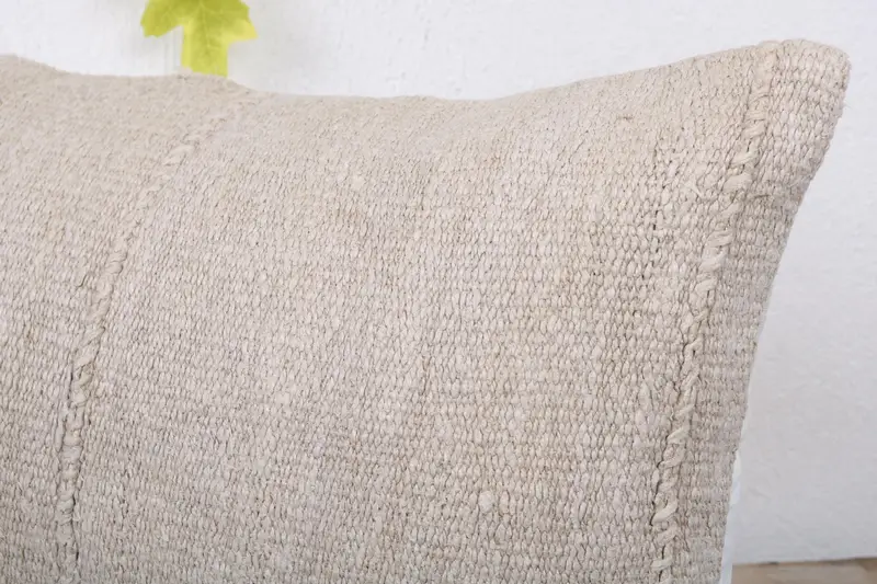 Antike Kissen, Vintage -Kilim -Wurfkissen, Kissen, ethnische Kissenbedeckung Kissenbezirk, Sesselkissen, Vintage -Kissen, 16x24 weiße Kissenbedeckung - 5