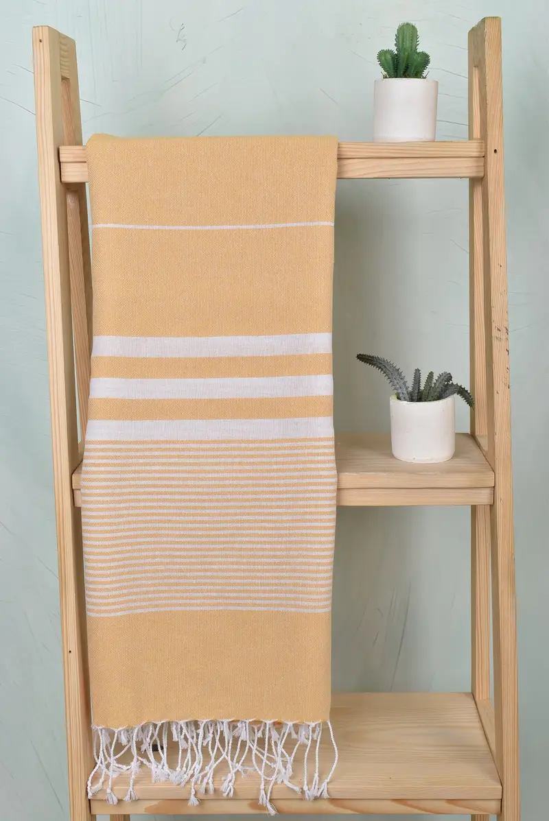 Anniversary Gift For Her, Turkish Beach Towel Bulk, Housewarming Gift, 70x40 Cotton Striped Towel, Lightweight towel, Gift For Him, Guest Towel - 8