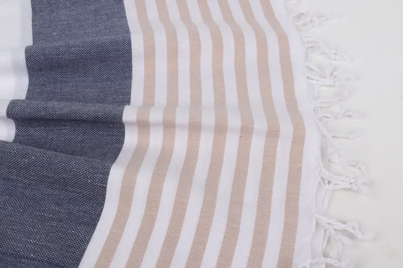 Custom Bath Towel, Gift For Her, Gift For Boyfriend, Organic Cotton Towel, Custom Wedding Gift, 70x40 Cotton Striped Towel, Peshtemal Towel - 8