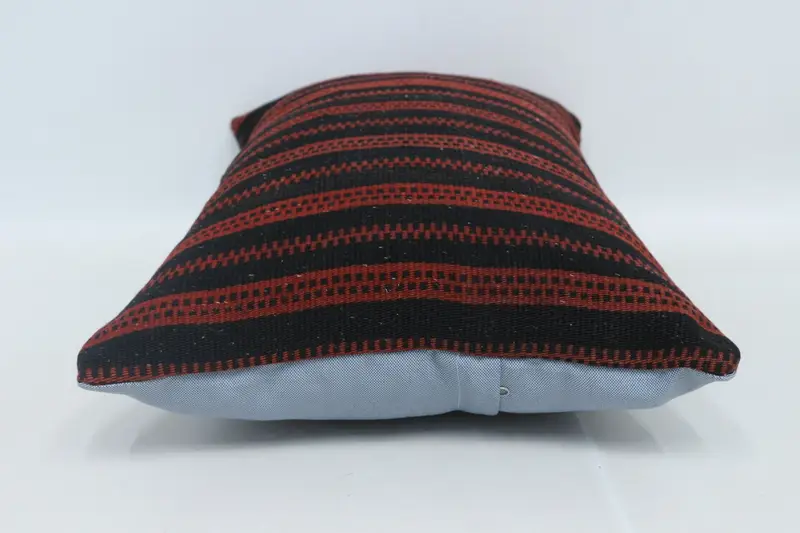 Antique Pillows, Garden Cushion, 16x24 Red Pillow Case, Home Decor Pillow, Cushion Case, Pillow for Sofa, Ethnic Throw Cushion Case - 5