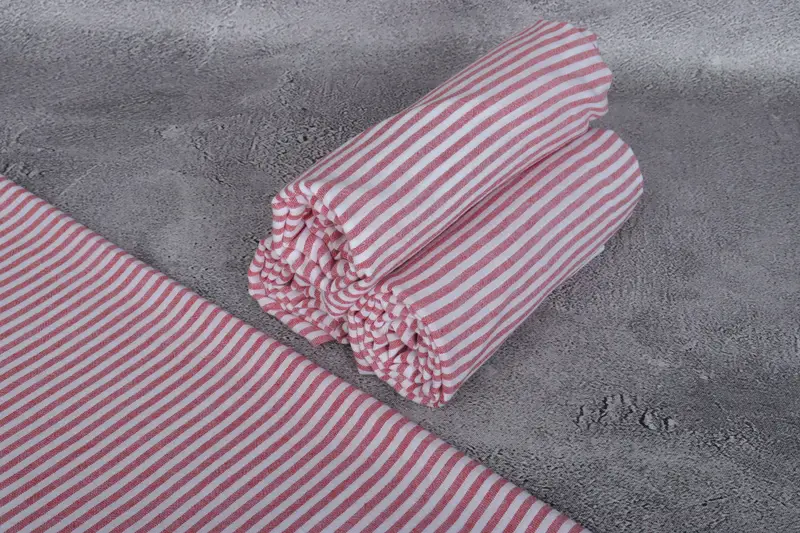 Turkish hand towel, Quick-drying cotton Turkish beach towel, Personalized Gift For Him, Sand-free towel, 68x36 Cotton Striped Towel, Organic towel - 8