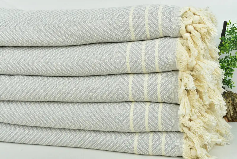 Bachelorette Gifts, Wedding Hand Made Gift, Housewarming Gift, Personalized Blanket, 96x70 Cotton Diamond Towel, Boyfriend Christmas Gift - 3