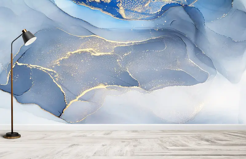 Sea Wallpaper, Super Moon Mural, Bright Wall Paper, Landscape Wallpaper, , Paper Wall Art, Wall Paper Peel and Stick, View Wall Decor, - 4