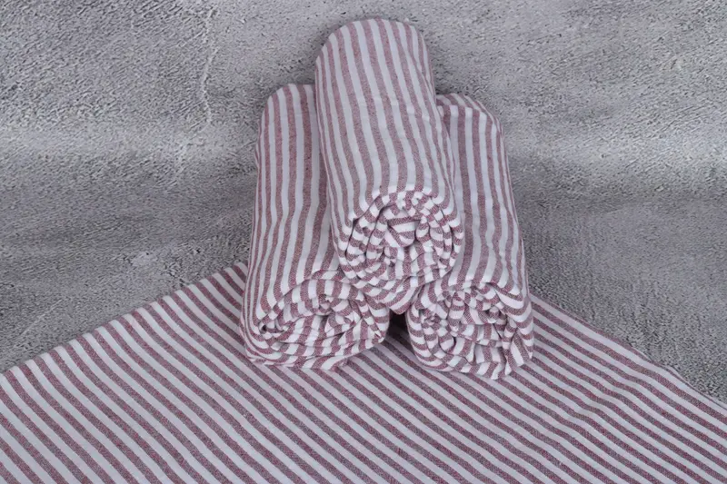 68x36 Cotton Striped Towel, Girls Weekend Favors, Hammam towel, Turkish Towel USA, Turkish hand towel, Bachelorette Party Gifts, House Warming Gift - 7