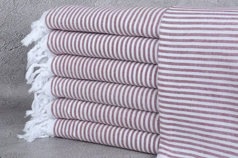68x36 Cotton Striped Towel, Girls Weekend Favors, Hammam towel, Turkish Towel USA, Turkish hand towel, Bachelorette Party Gifts, House Warming Gift - 1