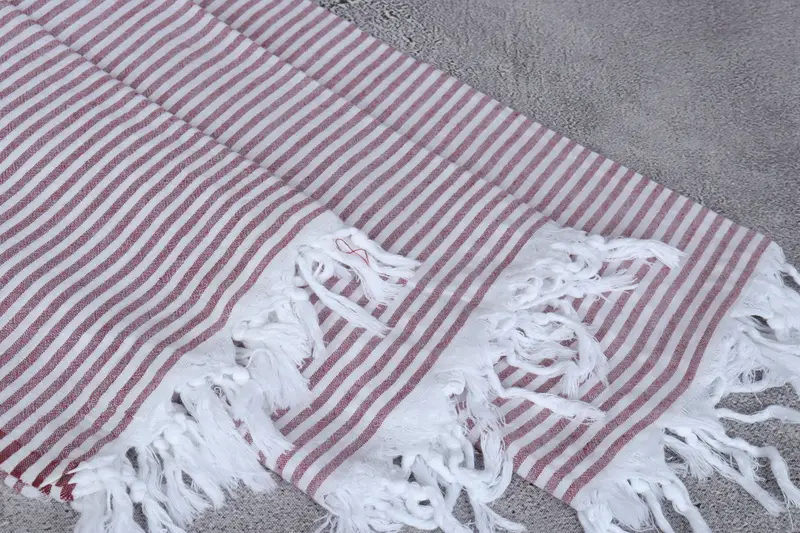 68x36 Cotton Striped Towel, Girls Weekend Favors, Hammam towel, Turkish Towel USA, Turkish hand towel, Bachelorette Party Gifts, House Warming Gift - 5