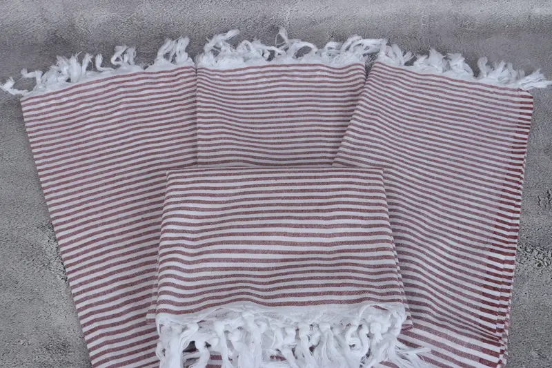 68x36 Cotton Striped Towel, Girls Weekend Favors, Hammam towel, Turkish Towel USA, Turkish hand towel, Bachelorette Party Gifts, House Warming Gift - 4