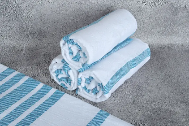 Bachelor Gifts, Bridesmaid Gift Towel, Personalized Gift For Her, Beach Towel Personalized, Personalized Wedding Gift, 68x36 Cotton Chevron Towel - 8