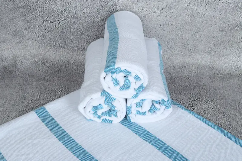 Bachelor Gifts, Bridesmaid Gift Towel, Personalized Gift For Her, Beach Towel Personalized, Personalized Wedding Gift, 68x36 Cotton Chevron Towel - 7