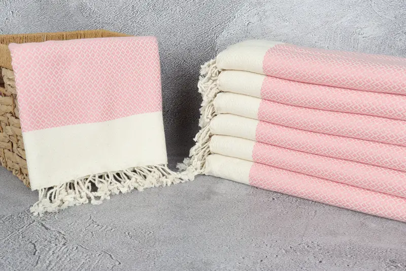 Personalized Turkish Towel, Bath towel, Quick-drying peshtemal towel for poolside, Turkish bath towel, Christmas Favors, 76x36 Cotton Diamond Towel - 3