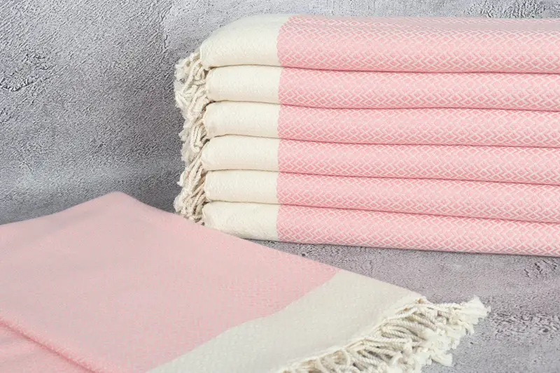 Personalized Turkish Towel, Bath towel, Quick-drying peshtemal towel for poolside, Turkish bath towel, Christmas Favors, 76x36 Cotton Diamond Towel - 2