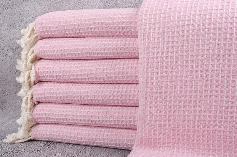 Bridesmaid Towel, Turkish beach towel, Bachelor Bachelorette Party Favors, Bridesmaid Proposal Gift, 68x36 Cotton Waffle Towel, Best Friend Gift - 1