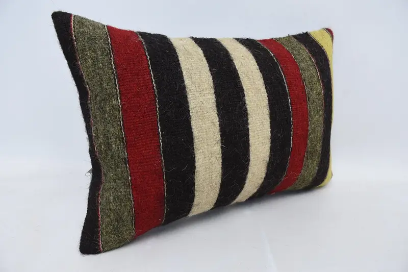 16x24 Brown Cushion Cover, Tribal Pillow Cover, Pillow Sham, Boho Pillow, Vintage Kilim Pillow, Vintage Kilim Throw Pillow, Pet Cushion Case - 3