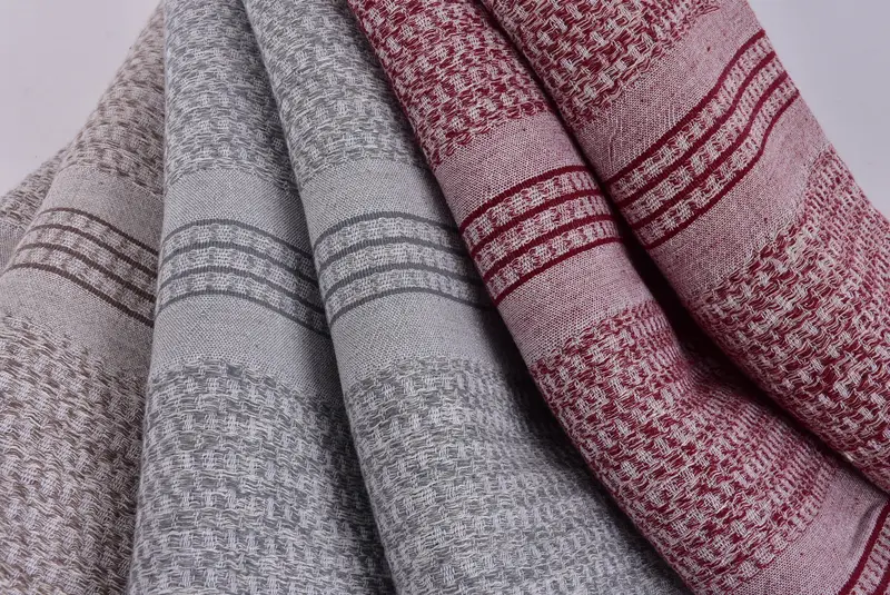 Bridal Shower Gifts, Guest Towel, Absorbent Turkish towel, Beach towel, 70x36 Linen Striped Towel, Family Gift Basket, Sand-resistant towel - 5
