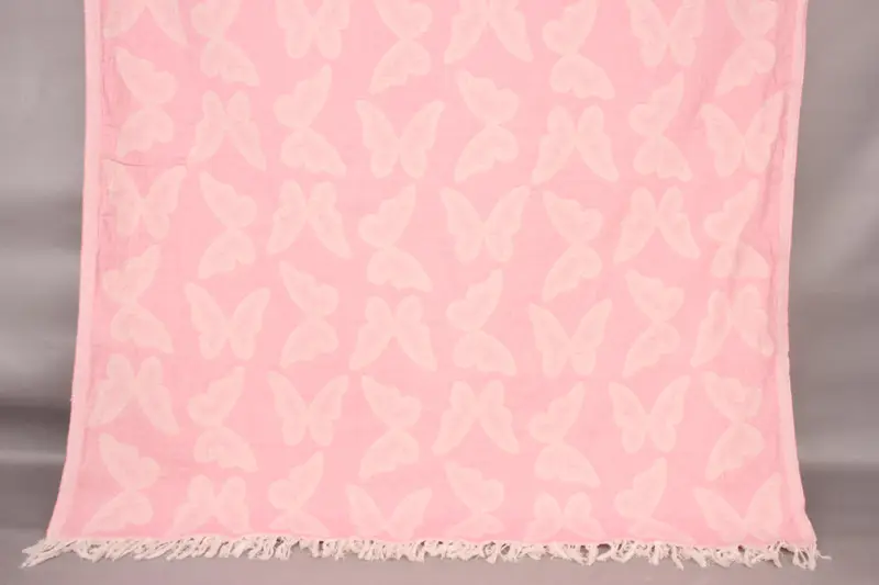 Mother Of The Groom Gift, Bachelorette Party Gifts, Absorbent Turkish towel, Bridal Shower Gift, Travel Towel, 68x36 Cotton Butterfly Pattern Towel - 7