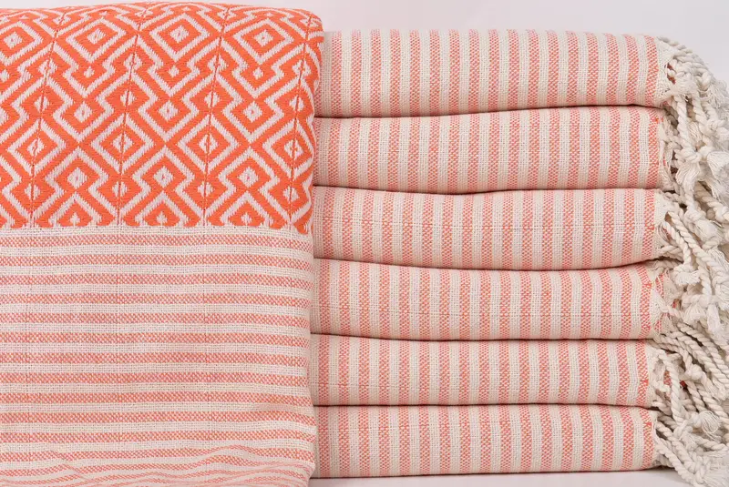 76x38 Cotton Diamond Towel, Best Friend Christmas Gift, Quick-dry towel, Lightweight Turkish towel for beach, Personalized Gift, Lightweight towel - 1
