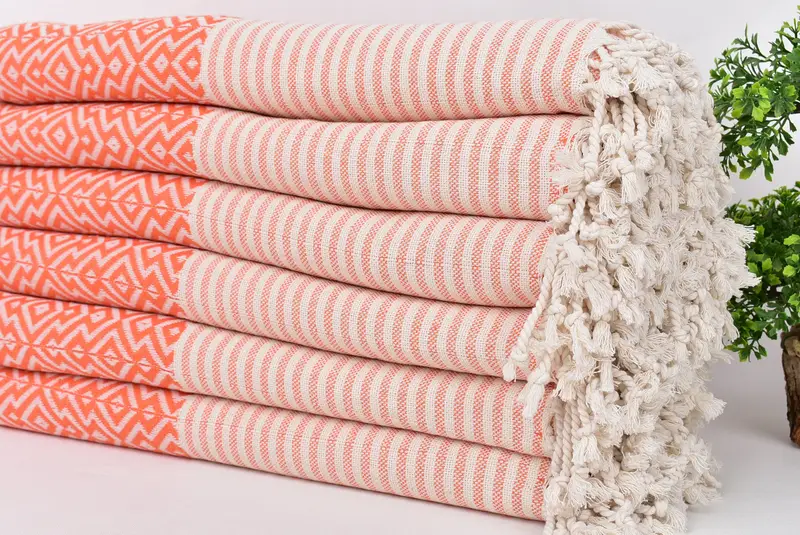 76x38 Cotton Diamond Towel, Best Friend Christmas Gift, Quick-dry towel, Lightweight Turkish towel for beach, Personalized Gift, Lightweight towel - 3