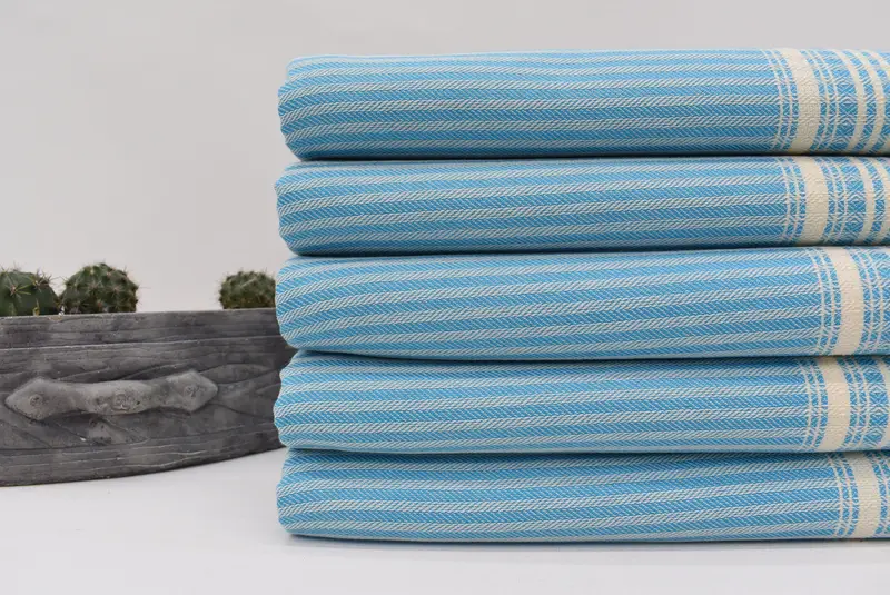 Wedding Favors, 68x38 Cotton Striped Towel, Beach Towel Gift, Bachelor Towel, Turkish Bath Towel USA, Personalized Wedding Gift, House Warming Gift - 2