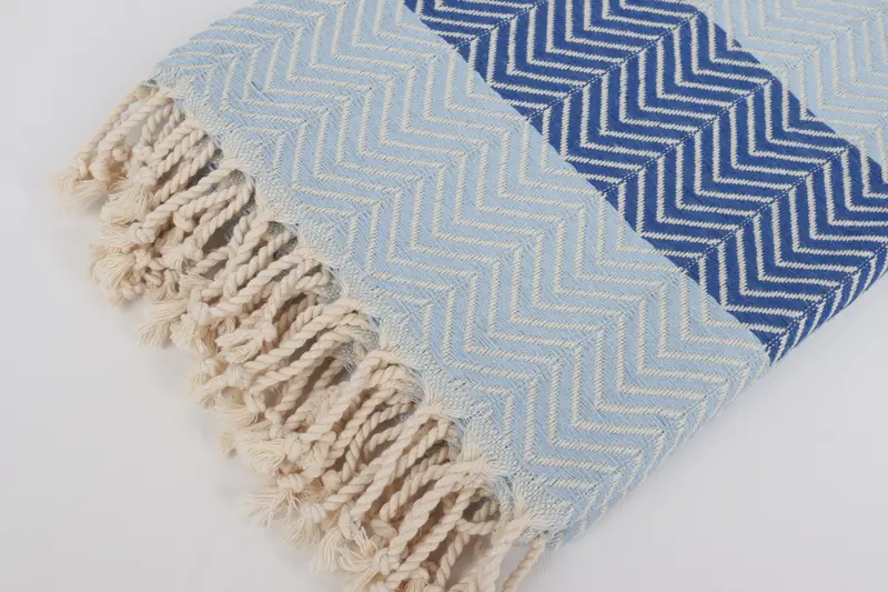 Quick-Dry Beach Towel, Summer Towel, 70x40 Cotton Chevron Towel, Turkish Towel USA, Beach Towel Personalized, Christmas Favors, Best Beach Towel - 7