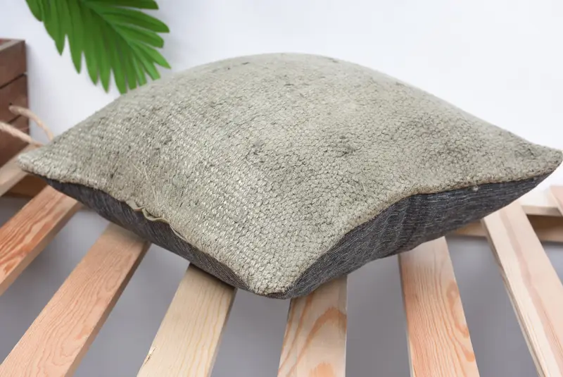 Boho Pillow, Antique Pillows, Home Decor Pillow, Decorative Pillow Cover, Luxury Cushion Case, Cushion Case, 14x14 Green Cushion Case - 6