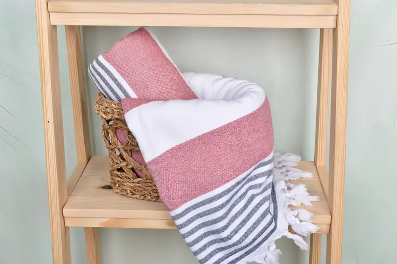 Housewarming Gift, 68x36 Cotton Striped Terry Towel, Monogram Turkish Towel, Bachelorette Party Gifts Bridesmaids, Home Gift, Turkish beach towel - 4