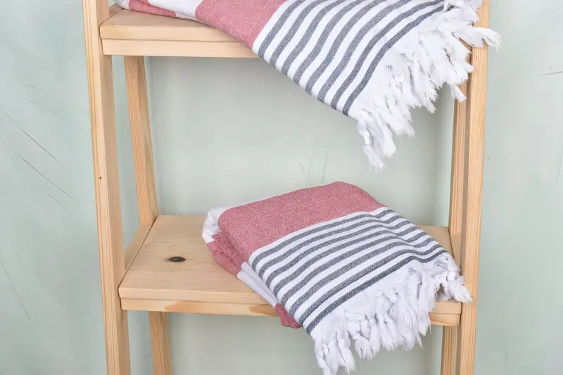 Housewarming Gift, 68x36 Cotton Striped Terry Towel, Monogram Turkish Towel, Bachelorette Party Gifts Bridesmaids, Home Gift, Turkish beach towel - 5