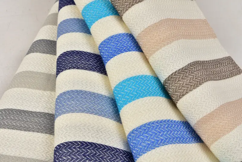 68x40 Cotton Striped Towel, Decorative Towel, Travel towel, Bridesmaid Gift Towel, Gym Towel, Personalized Beach Towel, Personalized Gift For Her - 5